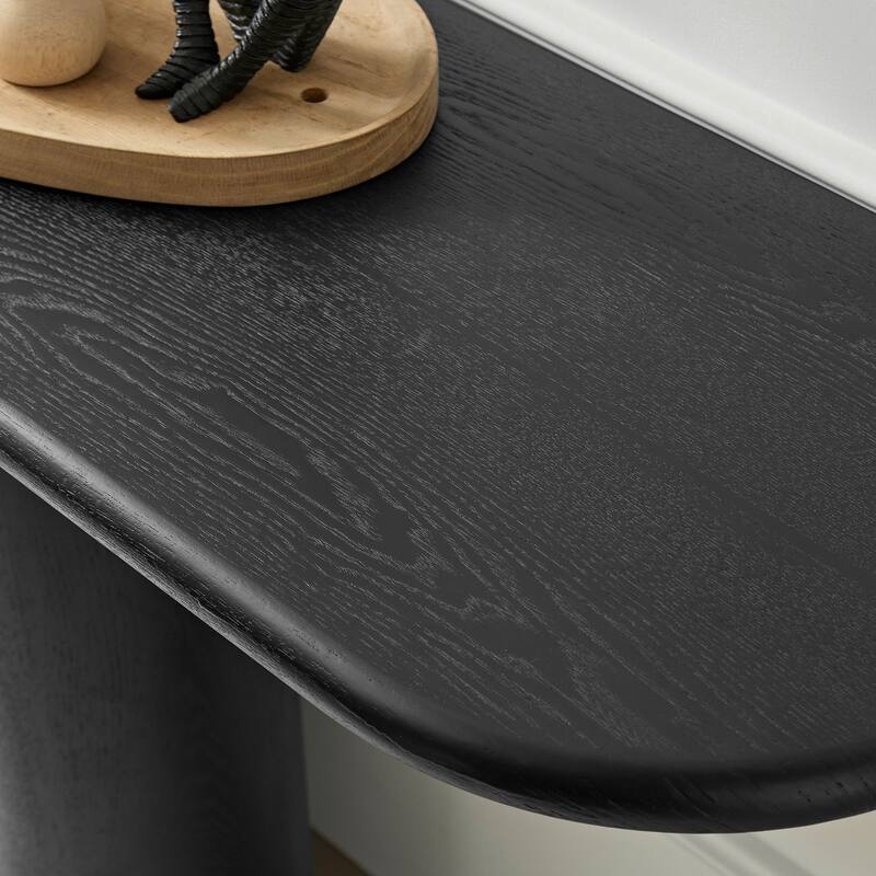 66.93" Modern Console Table for Entryway with Unique cylinders Legs Design for Living Room Hallway Foyer Entrance Study