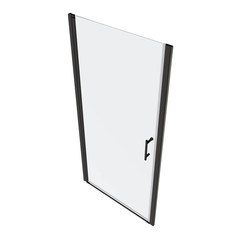 24" W x 72"H Pivot Frameless Swinging Shower Door