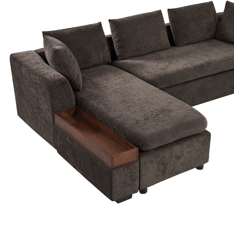 Sectional Sofa 93.7 Inch L-shaped Sofa Upholstered Sofa Couch