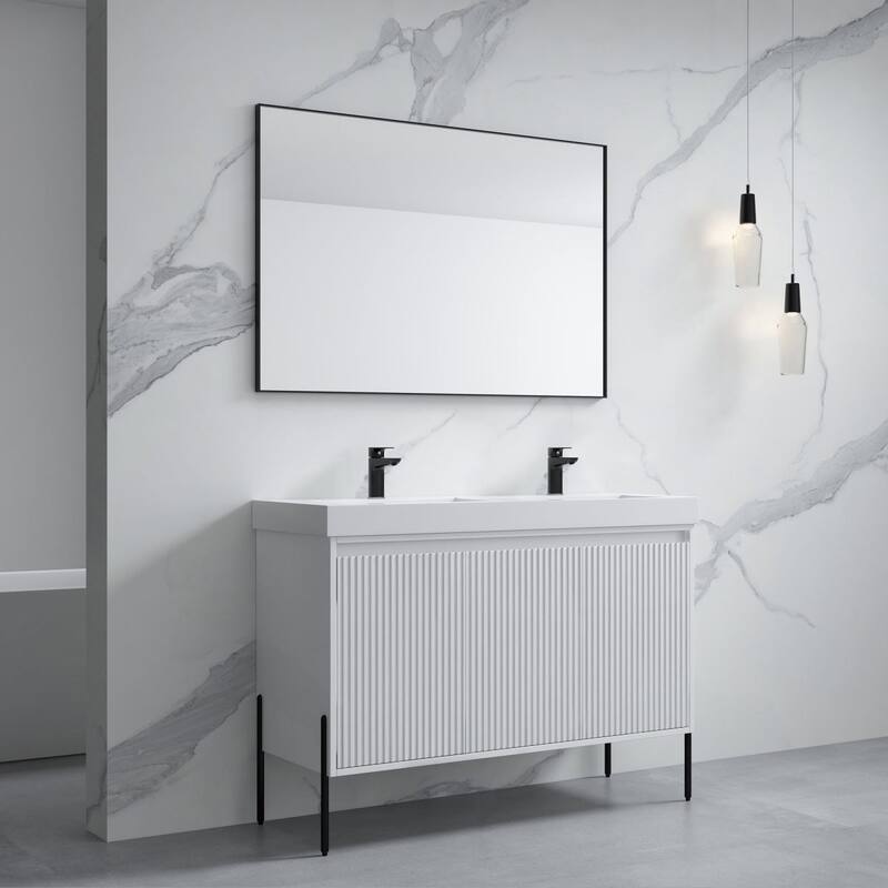 Ripple 48" Bathroom Vanity Kit (Assembly Required)