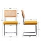 preview thumbnail 5 of 6, Bauhaus Cantilever Rattan Cane Side Dining Chairs
