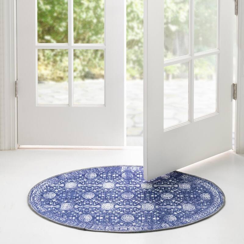 Transitional Rine Collection Area Rug