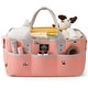 preview thumbnail 50 of 56, Sunveno Diaper Caddy Organizer Coral Pink