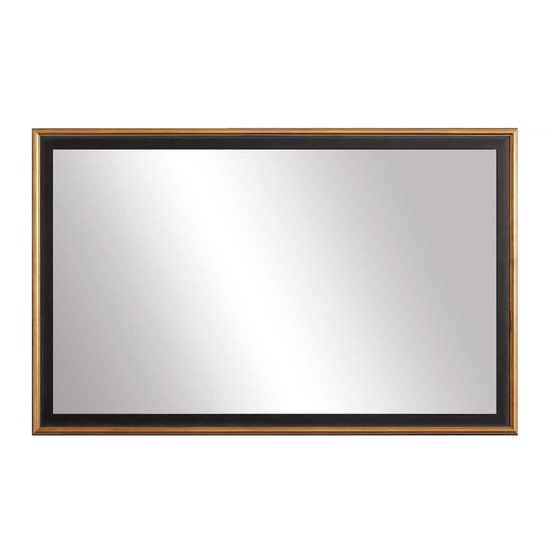 Frame My Mirror Gold Framed Vanity Mirror, Kendall Design