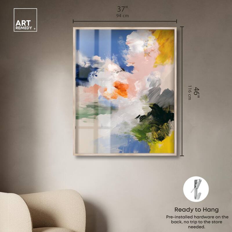 Clouds and Color I Shadowbox by Art Remedy