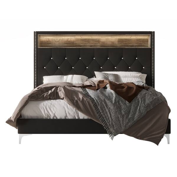 Javan Upholstered Panel Bed