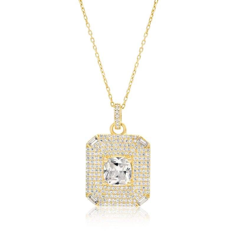 SHYMI Square Medallion Pendant - Gold