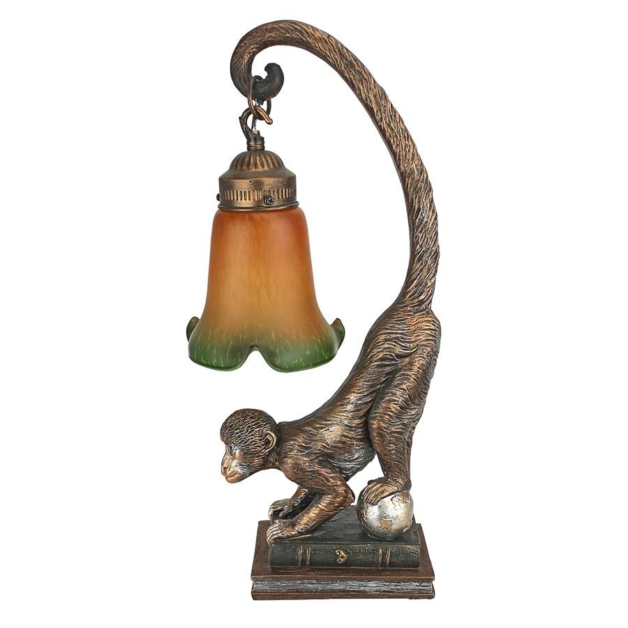 Design Toscano Moroccan Monkey Butler Sculptural End Table