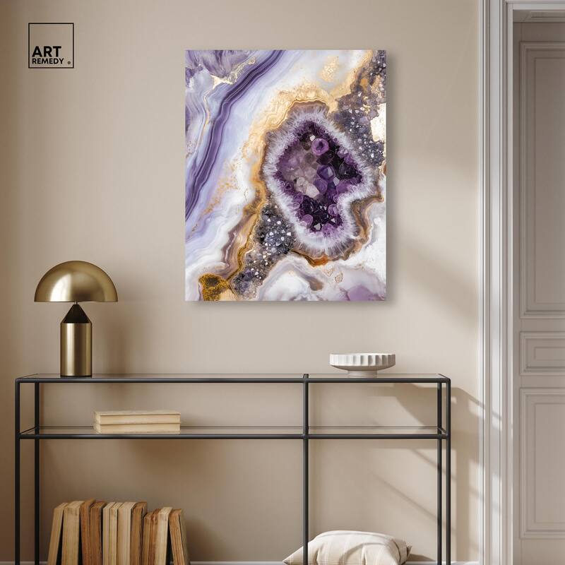 Amethystine Dream II Canvas by Art Remedy, Gallery Wrapped