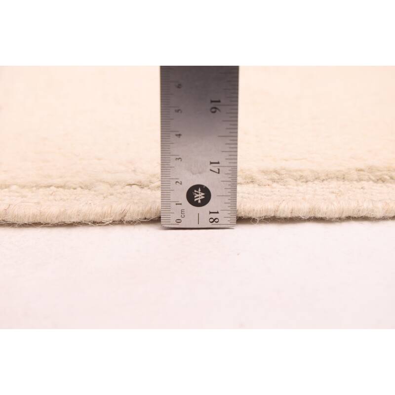 ECARPETGALLERY Hand-knotted Pak Finest Marrakesh Cream Wool Rug - 7'9 x 10'0