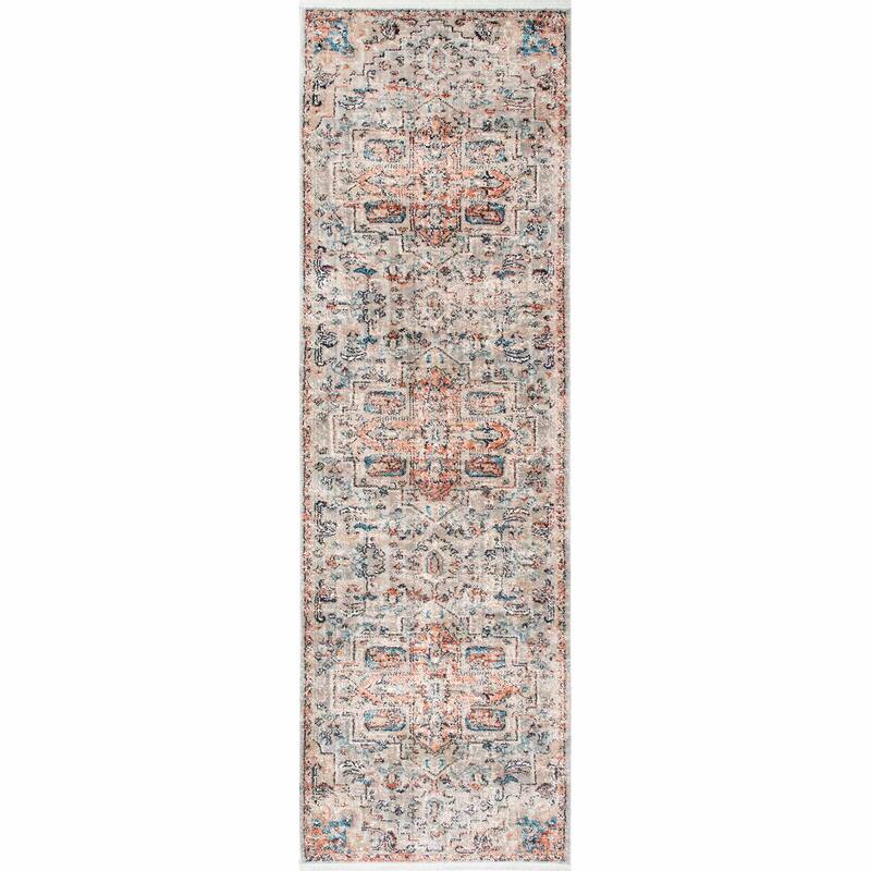 Nuloom Transitional Vintage Medallion Mcfarlad Area Rug