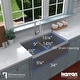 preview thumbnail 57 of 66, Karran Farmhouse Apron Front Quartz Double Bowl Kitchen Sink Kit