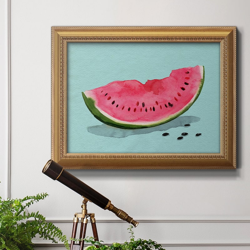 Summer Watermelon II Premium Framed Canvas- Ready to Hang