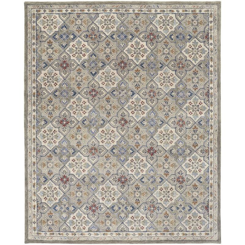 Veka Hand Tufted Stain Resistant Durable Area Rug By HomeRoots - 2' x 3'