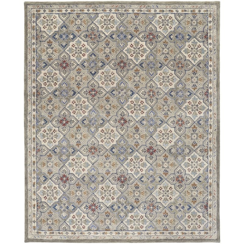 Vekoy Hand Tufted Stain Resistant Durable Area Rug By HomeRoots