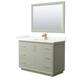 Option Light Green / Giotto Quartz Top / Satin Bronze