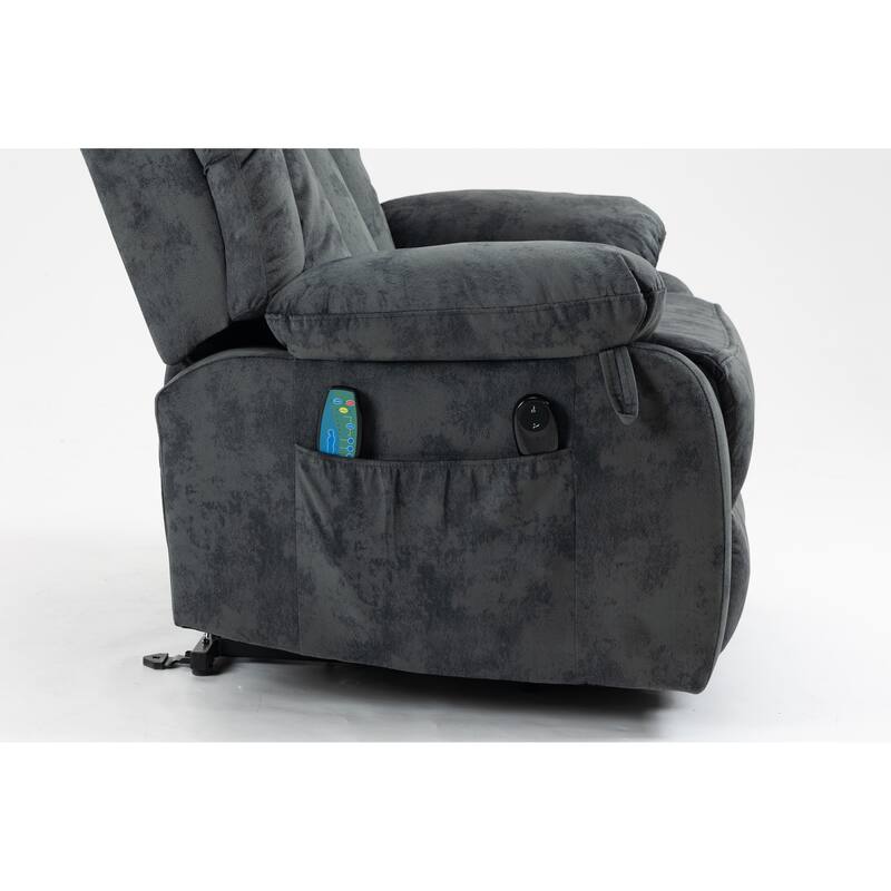 Power Lift Recliner Chair with Massage & Heating, Ergonomic Lounge Sofa Chair, Electric Massage Chair with USB Port