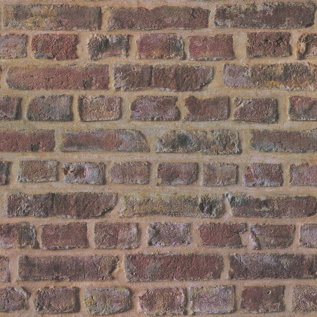 Galerie Wallcoverings Bricks and More Collection Realistic Brickshire Residents Matte Finish Vinyl on Non-woven Wallpaper Roll