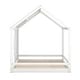 preview thumbnail 24 of 34, Full House Bed with Roof & Window - Pine Wood Support for Kids