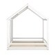 preview thumbnail 6 of 70, Modern Pine Wood House Bed with Roof and Window, Sturdy Construction