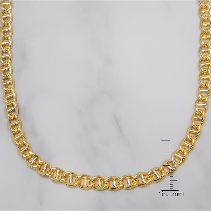 Victoria Townsend Gold Plated Anchor Link Necklace
