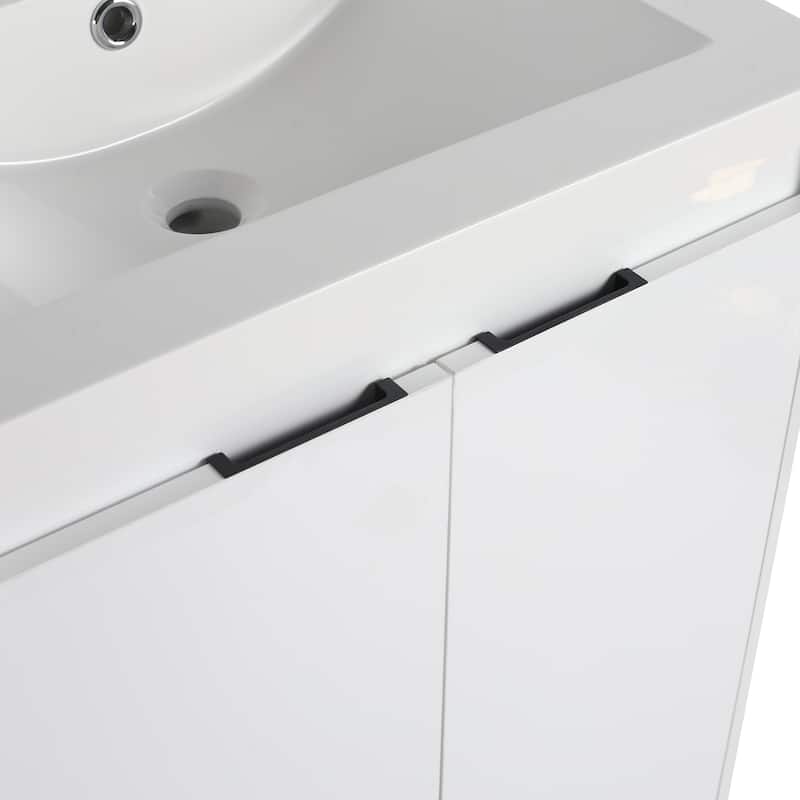 Freestanding Bathroom Vanity With Resin Sink
