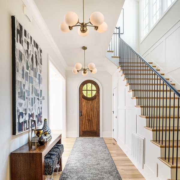 Mid century entryway lighting top