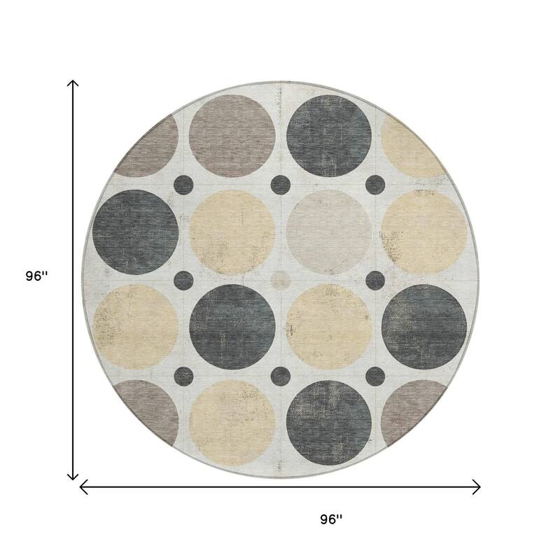 HomeRoots Geometric Transitional Rectangle Outdoor Rug