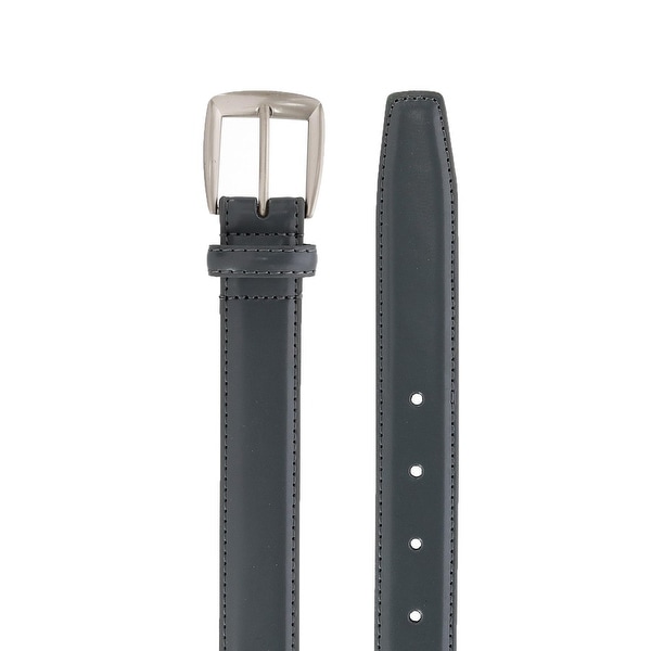 New CTM Men/'s Leather 28mm Basic Dress Belt