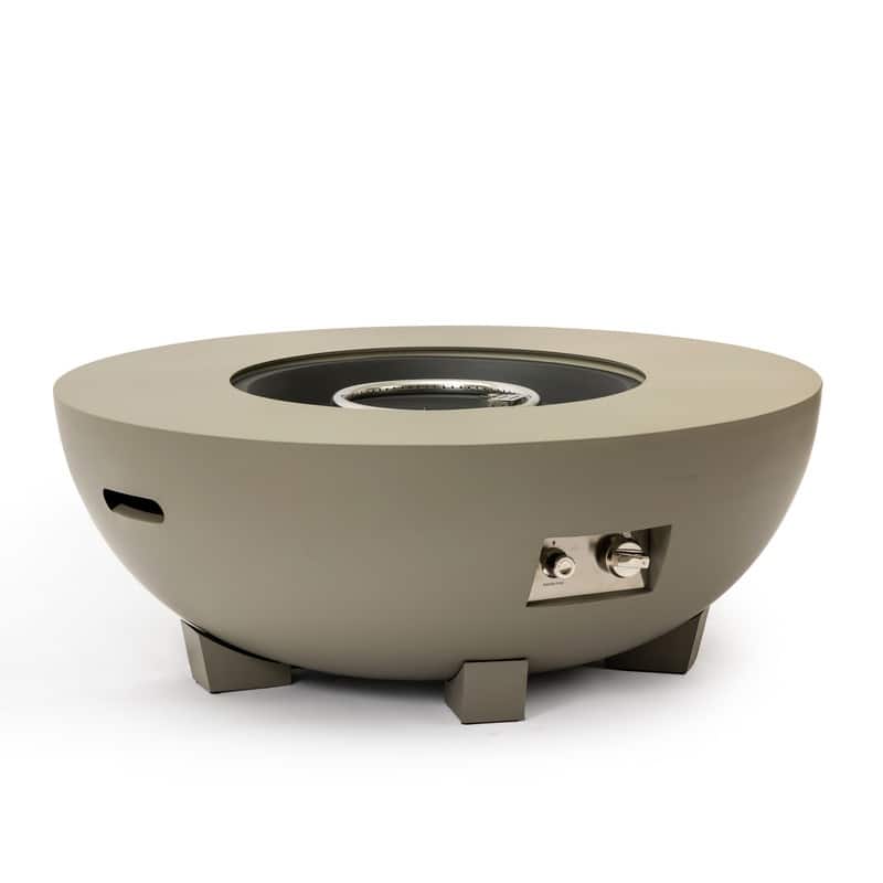 Round 36-Inch Iron Fire Pit Table