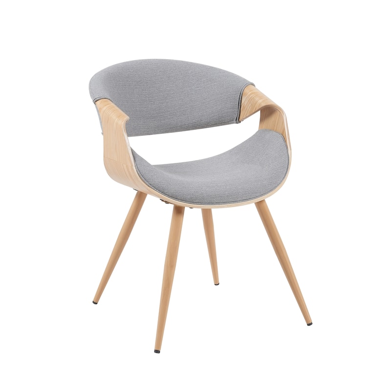 Carson Carrington Skibby Wood and Fabric Mid-century Dining Chair