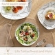 preview thumbnail 24 of 65, VEWEET 20-Piece White Porcelain Dinnerware Set (Service for 4)