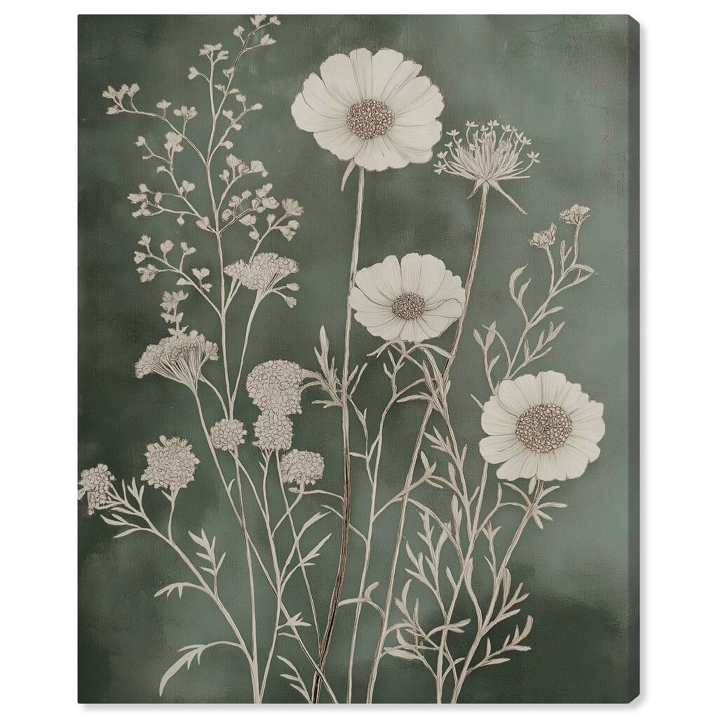 Airy Green Garden Canvas by Art Remedy, Gallery Wrapped
