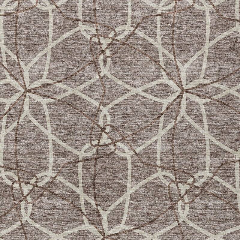 HomeRoots Geometric Modern Rectangle Outdoor Rug