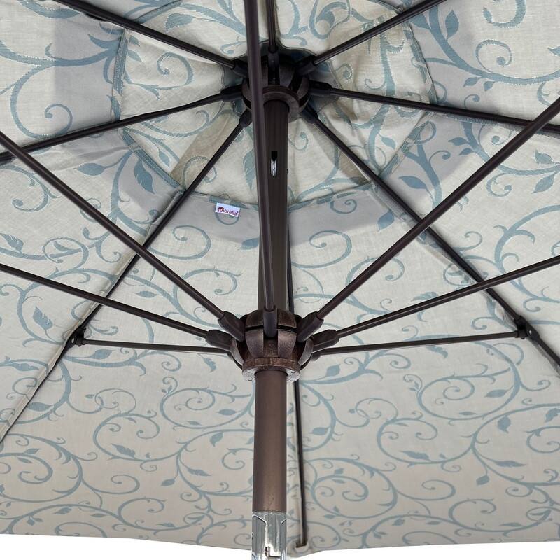 Tropishade 9' Mkt Umbrella, Sunbrella 58015 Volt Fuschia