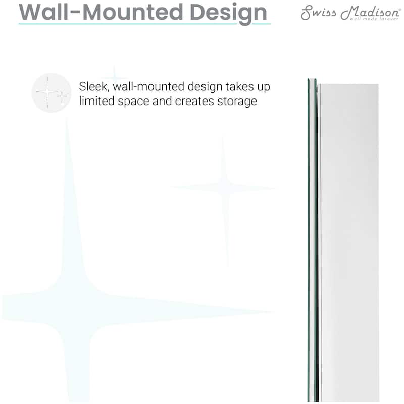 Swiss Madison SM-MC001 Cache 19-11/16" x 27-9/16" Frameless 1 Door