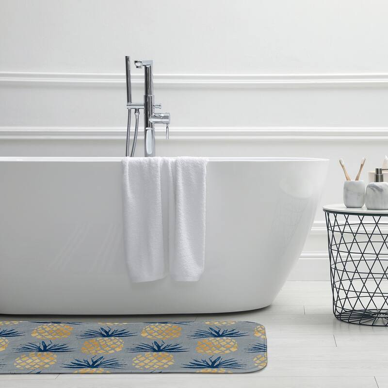 Pineapple Stripes Bathmat