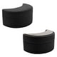 preview thumbnail 5 of 10, Moon Crescent Storage Upholstered Ottoman