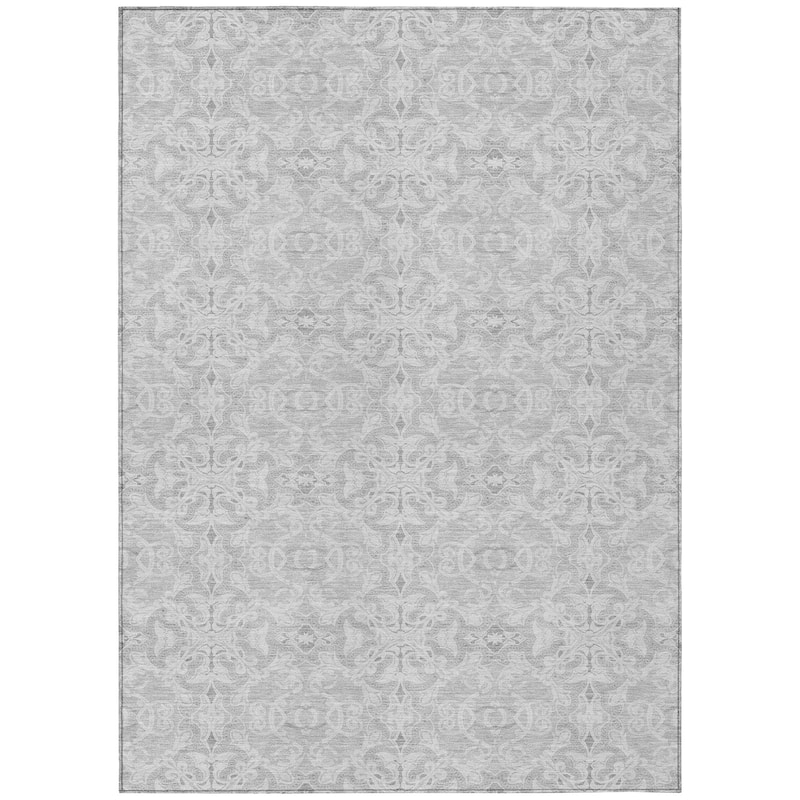 Machine Washable Indoor/ Outdoor Chantille Traditional Medallions Rug