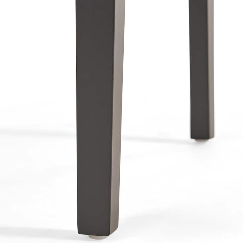 Modern Set of 2 Dining Chairs with Tufted Diamond-Stitched Backrest, Padded Seat, Solid Wood Legs for Dining Room, Living Room