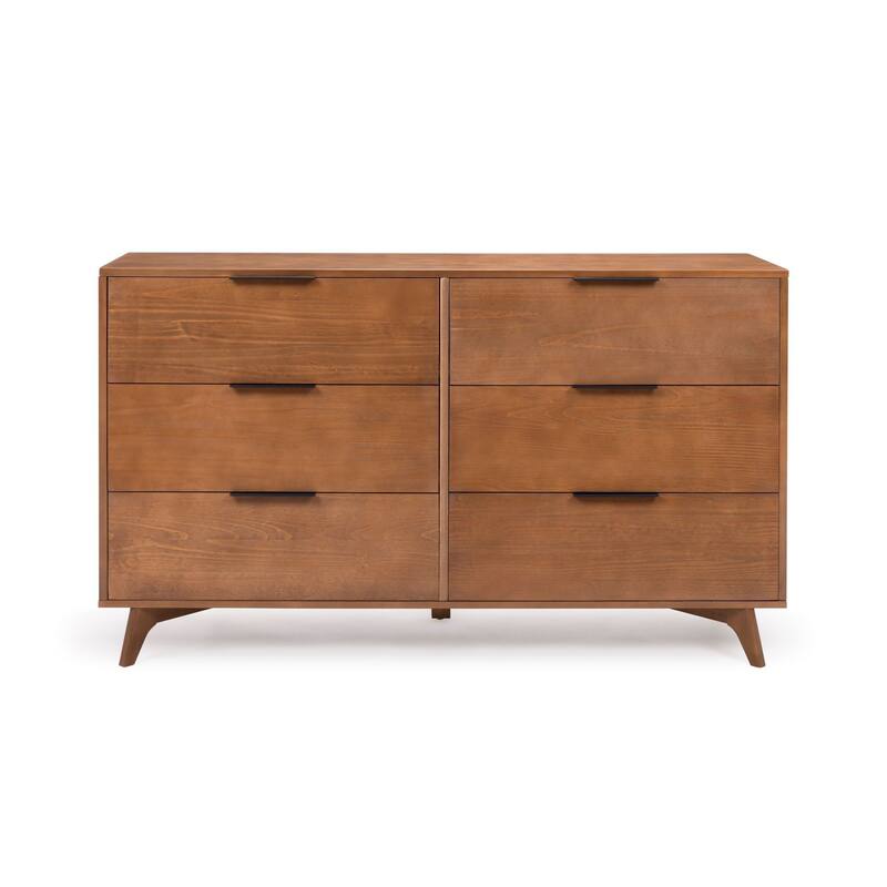 Plank and Beam Haven 6-Drawer Dresser with Drawer Pull Handles