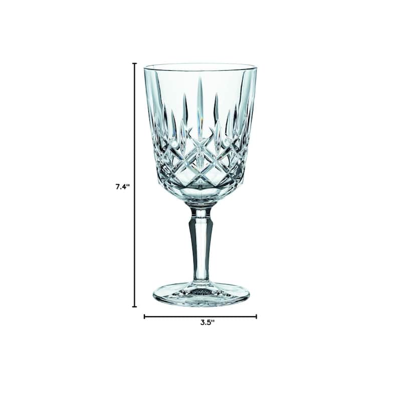Nachtmann Set of 4 Noblesse Crystal Cocktail Glasses - 12 oz