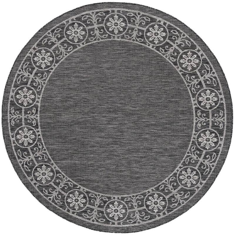 Colonnade Traditional Border Indoor/Outdoor Area Rug
