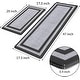 preview thumbnail 3 of 5, 2 PCS Kitchen Mat Cushioned Anti-Fatigue Non-Skid Waterproof Rugs - 17.3x47