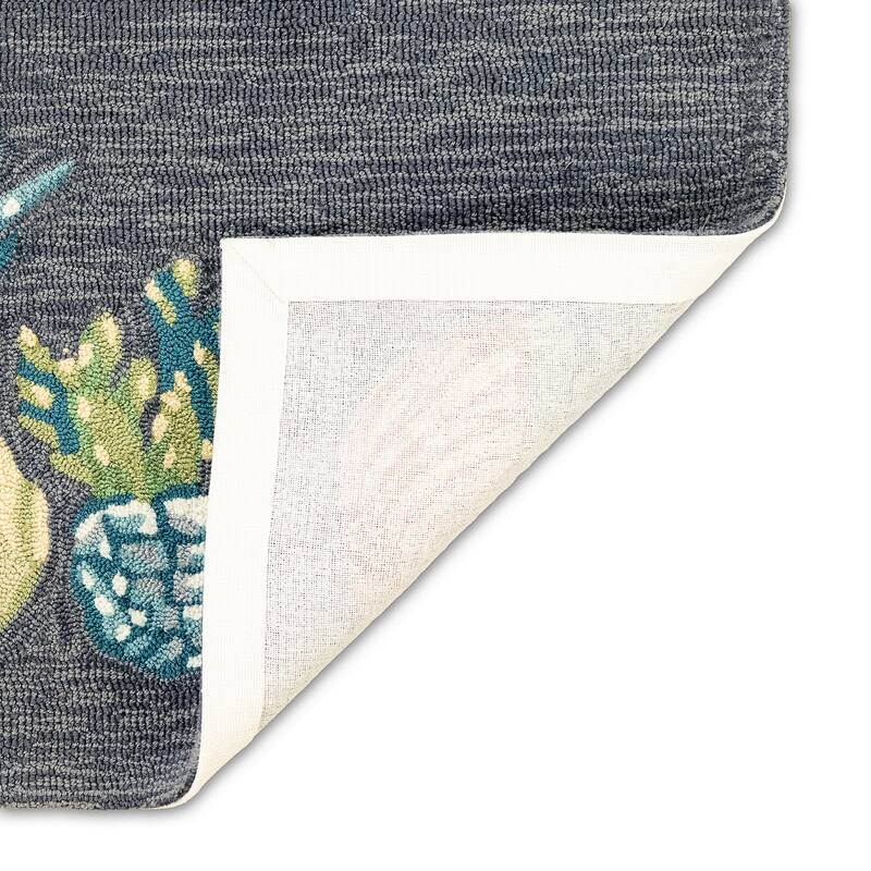 Liora Manne Frontporch Happy Plant Indoor/Outdoor Rug