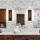 preview thumbnail 12 of 11, Carbon Loft Modern Farmhouse 1-Light Black Wall Sconces Flush Mount Wall Lamps - W 5.5" x H 18.5"