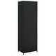 preview thumbnail 4 of 10, vidaXL Garden Storage Cabinet Black 23.2"x15.7"x70.9" Poly Rattan