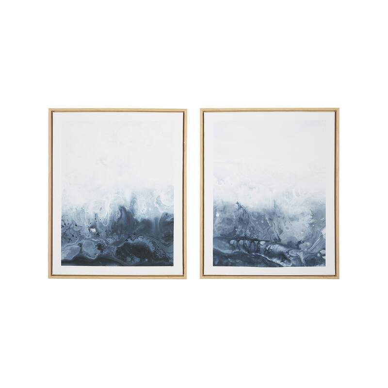 Signature Design by Ashley Holport Blue Wall Art (Set of 2)