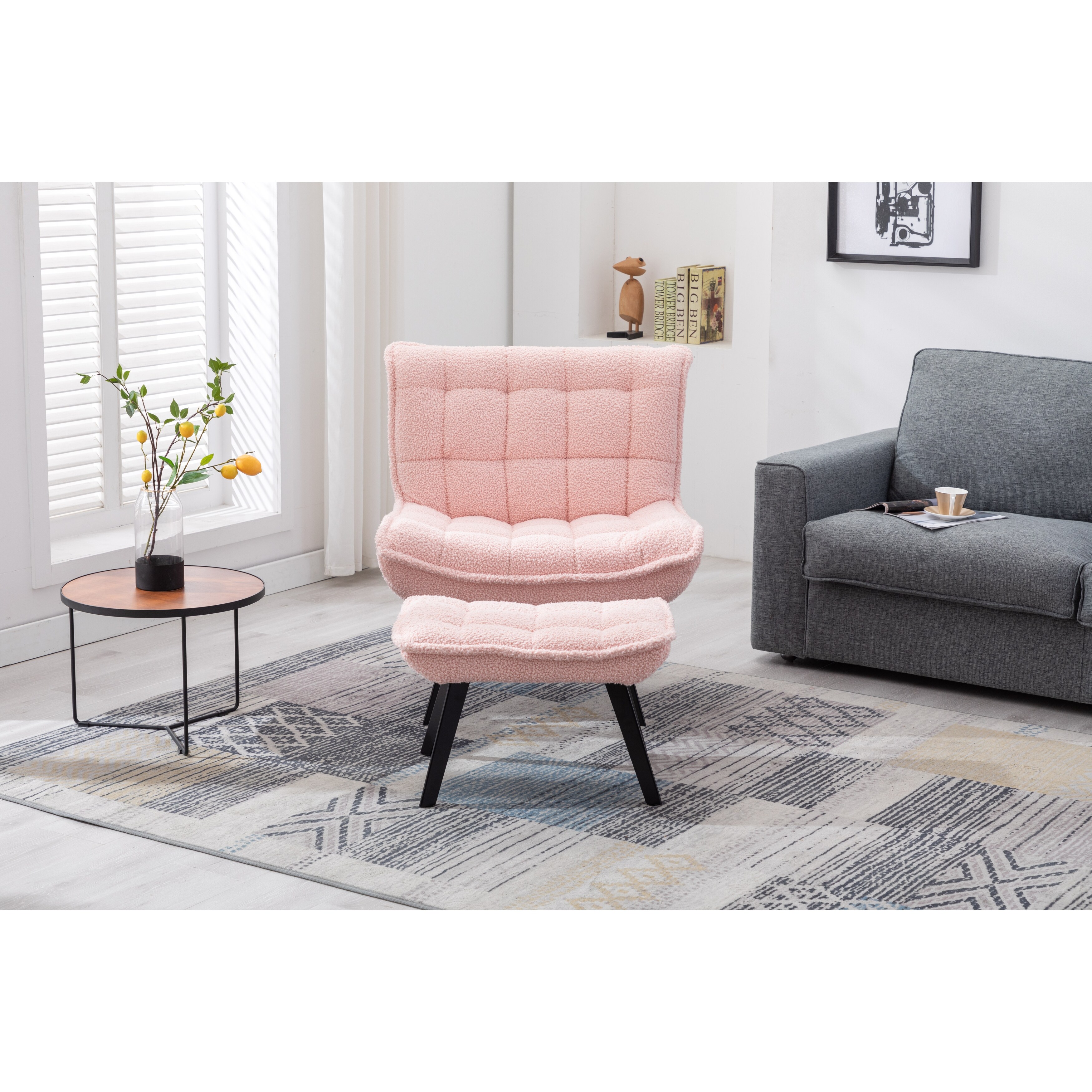 Bedroom chair and 2025 ottoman
