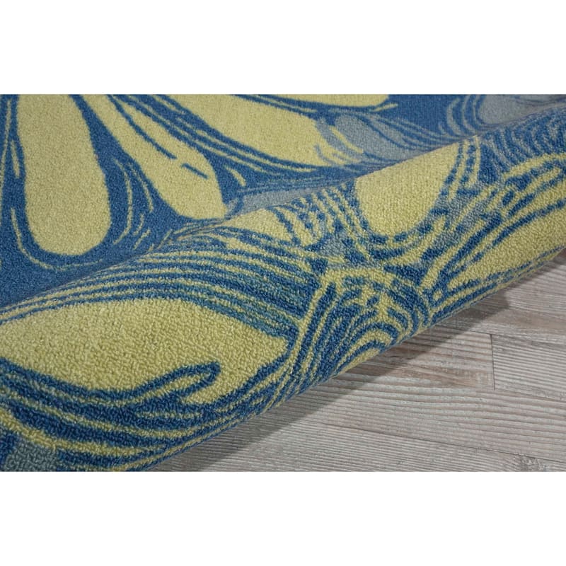 Ogunquit Indoor/Outdoor Abstract Floral Modern Rug by Havenside Home